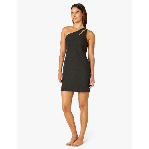 Beyond Yoga Dresses & Skirts - Beyond Yoga Black Active Mini Dress Sleeveless Criss Cross Back - Size L